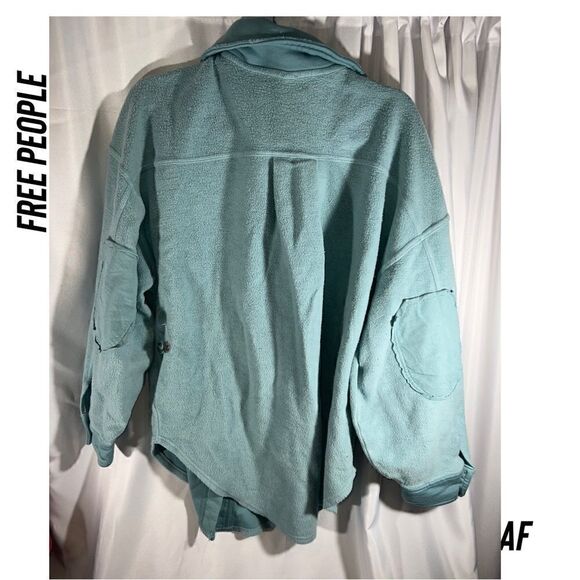 FREE PEOPLE RUBY JACKET IN HAWAIIAN BLUE NEW LARGE - Picture 5 of 7